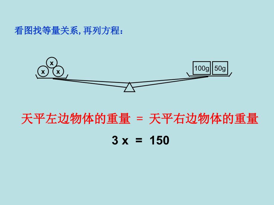 五年级上册数学课件4.4简易方程列方程解应用题沪教版共25张PPT_第2页