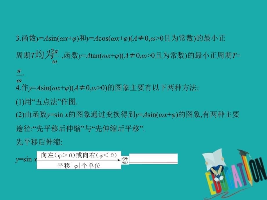 （江苏专版）2019版高考数学一轮复习 第三章 三角函数 3.2 三角函数的图象和性质课件_第5页