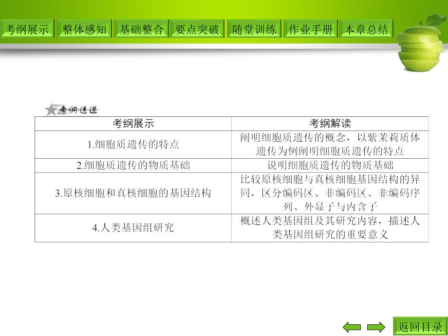 考点27细胞质遗传与基因的结构_第3页