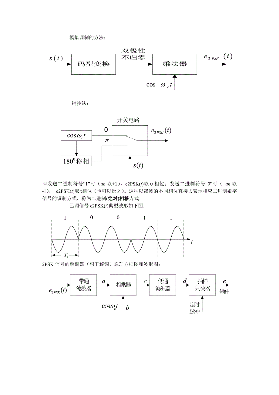 2PSK与PCM仿真实验&#183;&#183;西电_第3页