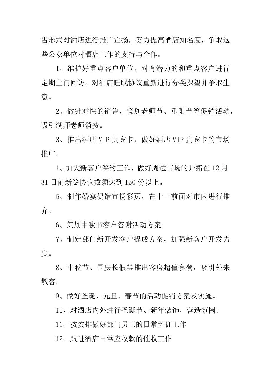 2023年公司销售经理年度工作计划13篇(销售经理年度工作计划范文)_第3页