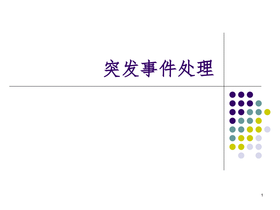 酒店突发事件处理PPT精品文档_第1页