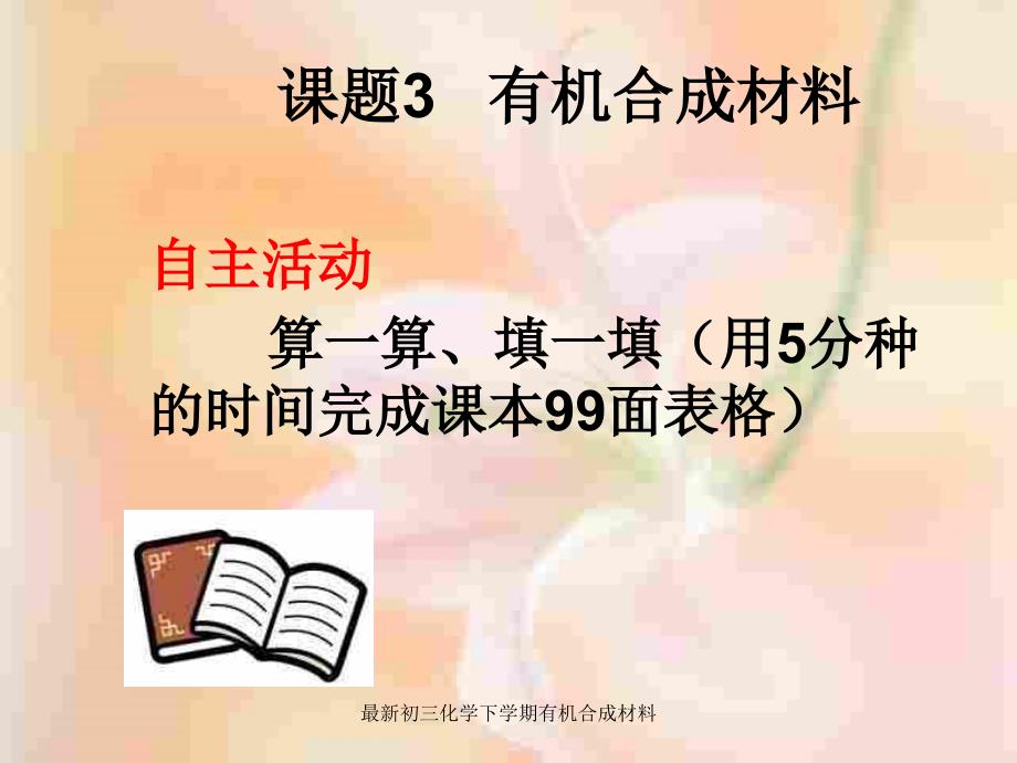 初三化学教学课件有机合成材料_第2页