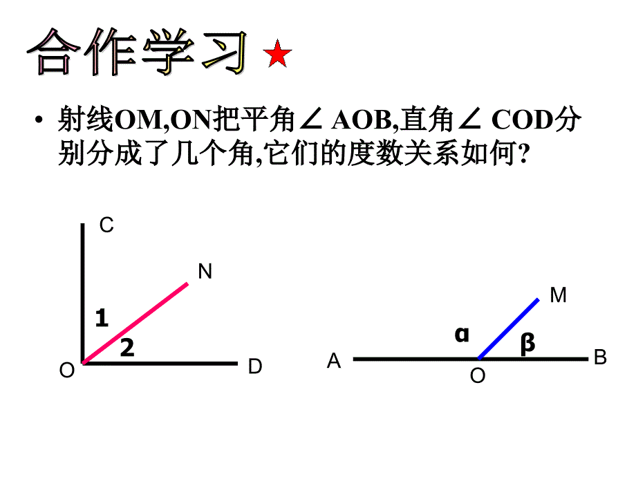 BOC又因为OC平分AOB所以AODBOD等角的补角相等_第3页