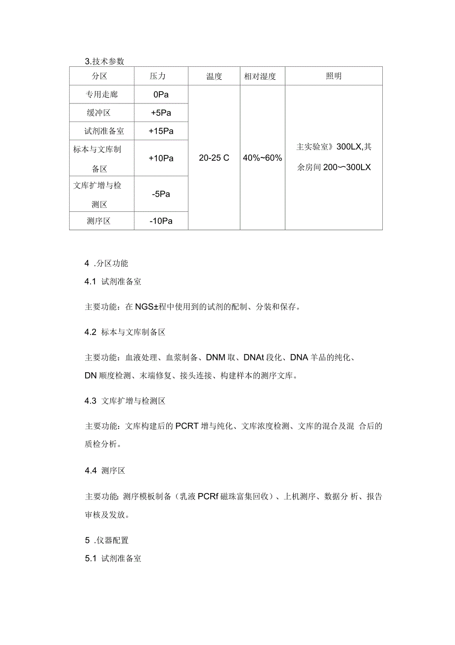 临床基因检测实验室建设要求_第4页