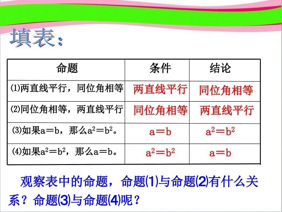 浙教版八年级数学上册ppt课件25逆命题和逆定理_第5页