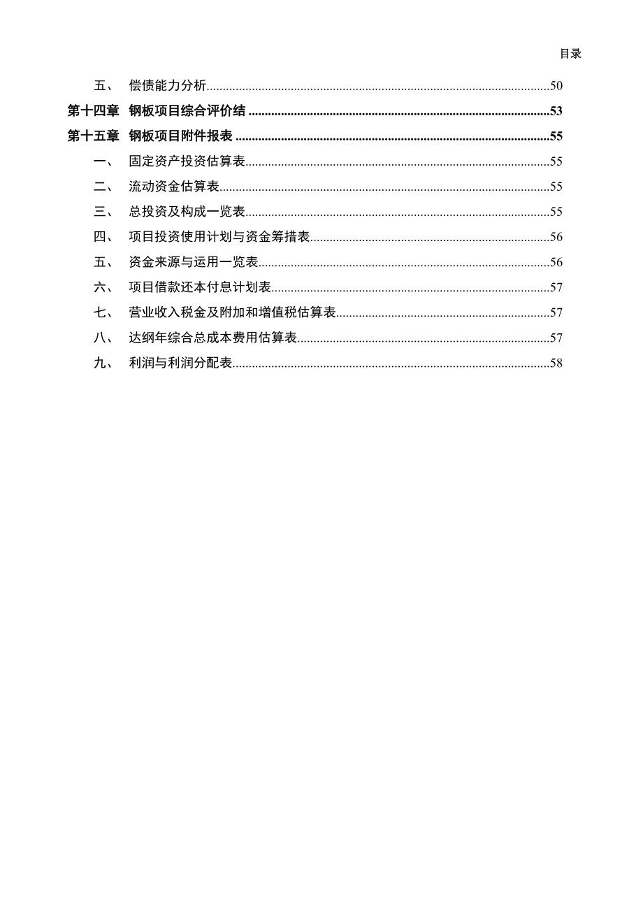 钢板项目可行性研究报告_第4页