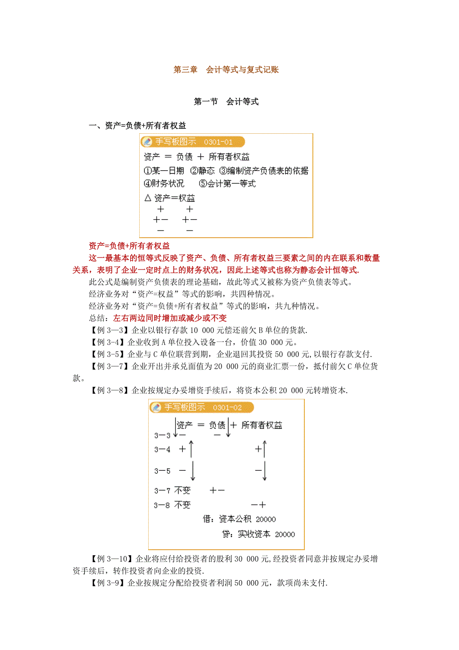 会计从业会计基础重点第三章_第1页