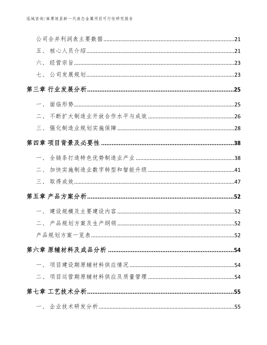 麻栗坡县新一代液态金属项目可行性研究报告_第3页