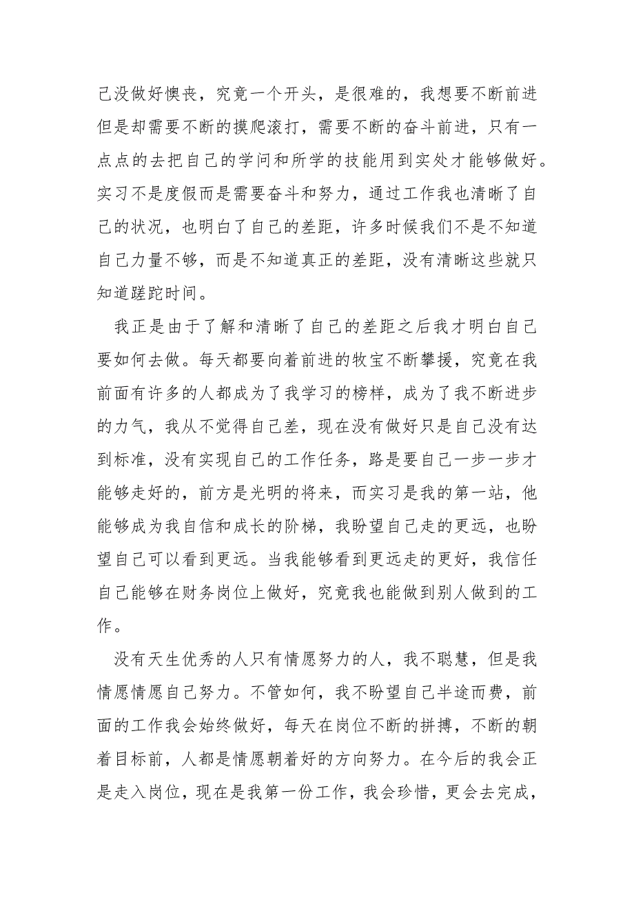 财务实习工作总结五篇_第2页