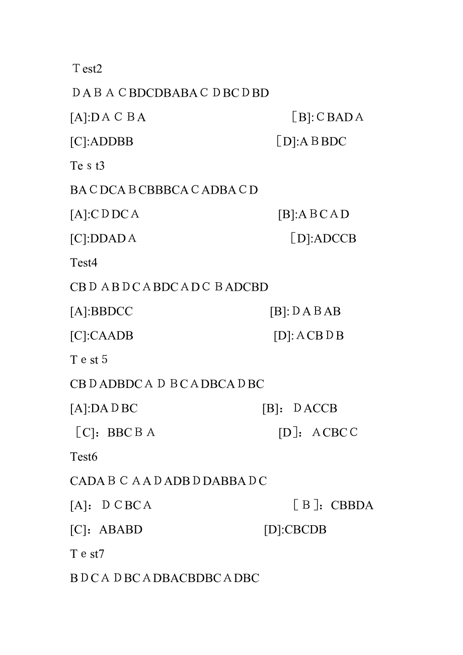 星火英语-巅峰训练完形填空与阅读理解150篇[高一]答案_第4页