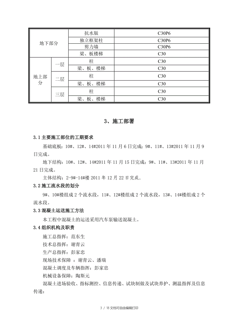 世华蓉湾混凝土施工方案_第4页