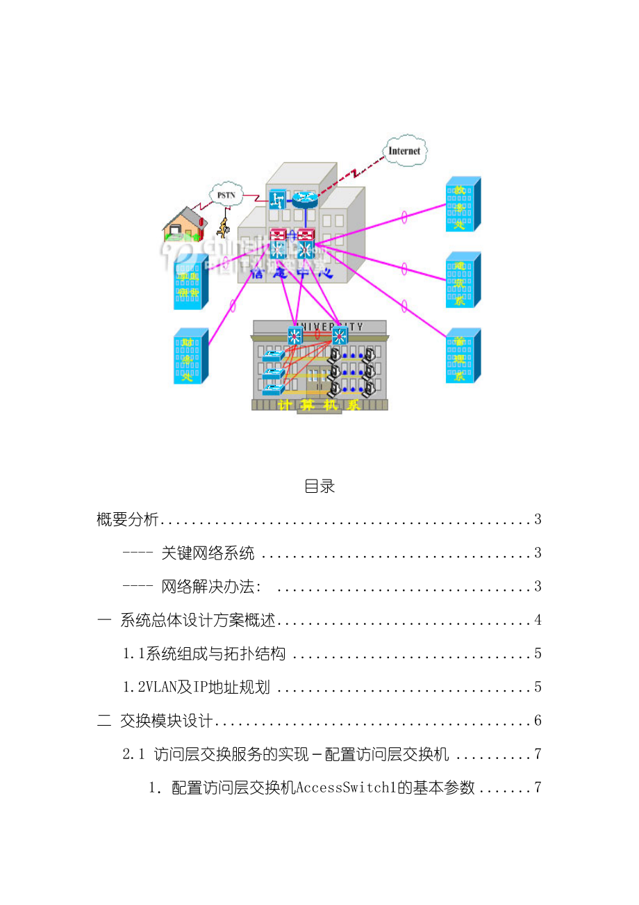 网络工程项目设计说明书模板.doc_第2页