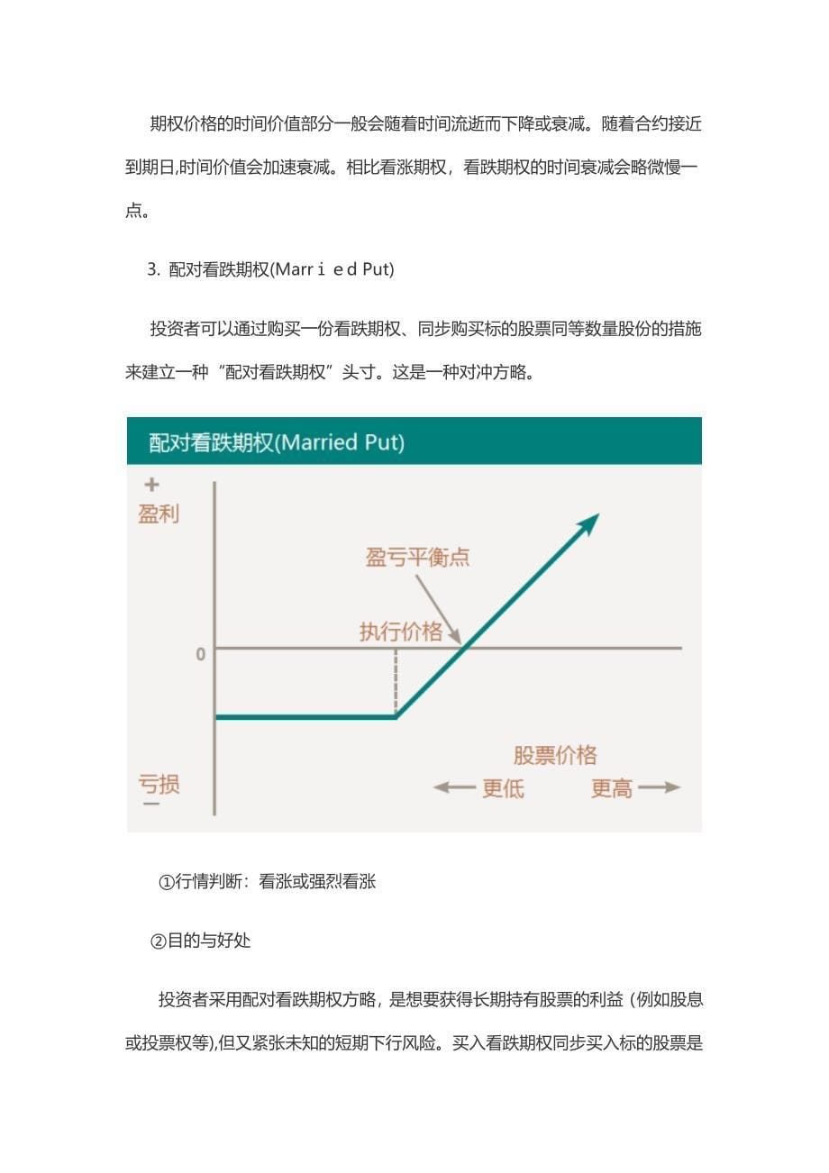 牛市差价期权策略组合盈亏分析期权科普之高端篇图解8种常用期权策略汇总_第5页