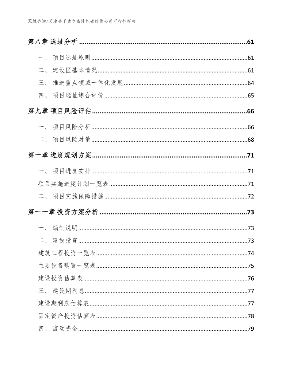 天津关于成立高性能碳纤维公司可行性报告（范文模板）_第4页