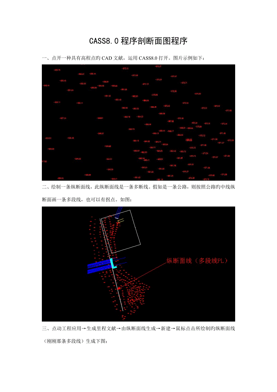 生成断面图的操作程序个人总结简单版初学者应用教程初学者一次学会_第1页