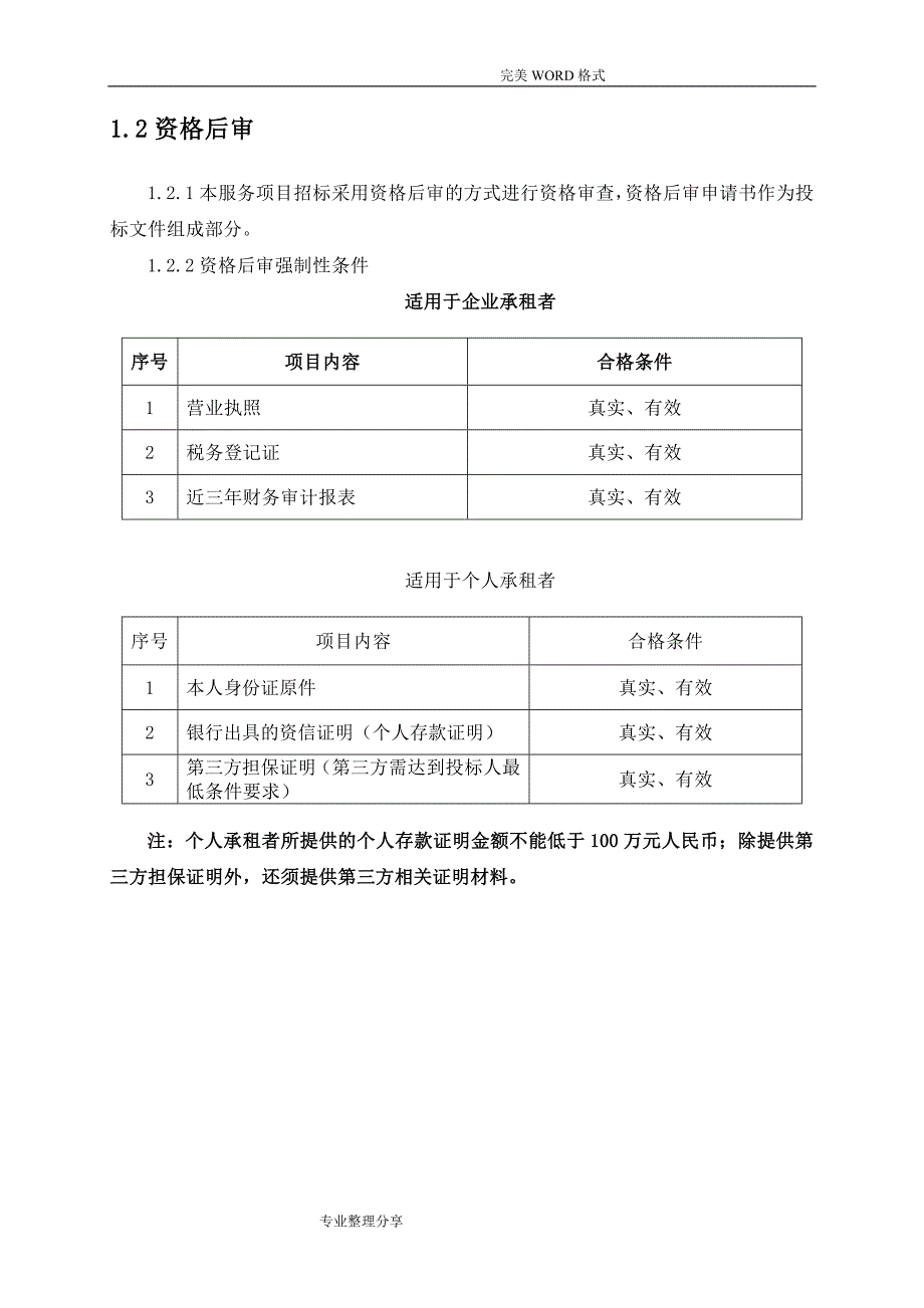 房屋出租招投标文件(DOC31页)_第2页