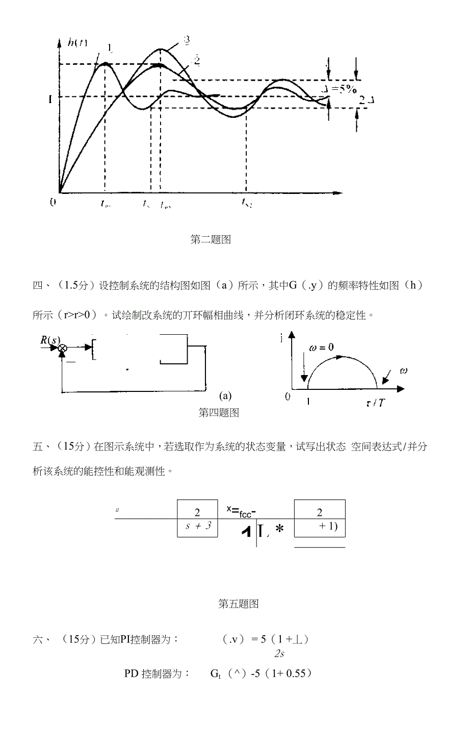 2006年南京理工大学自动控制原理考研试题1)_第4页