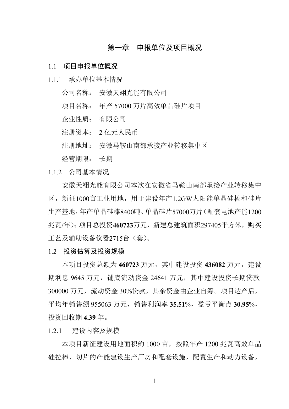 高效硅片项目可研报告.doc_第4页