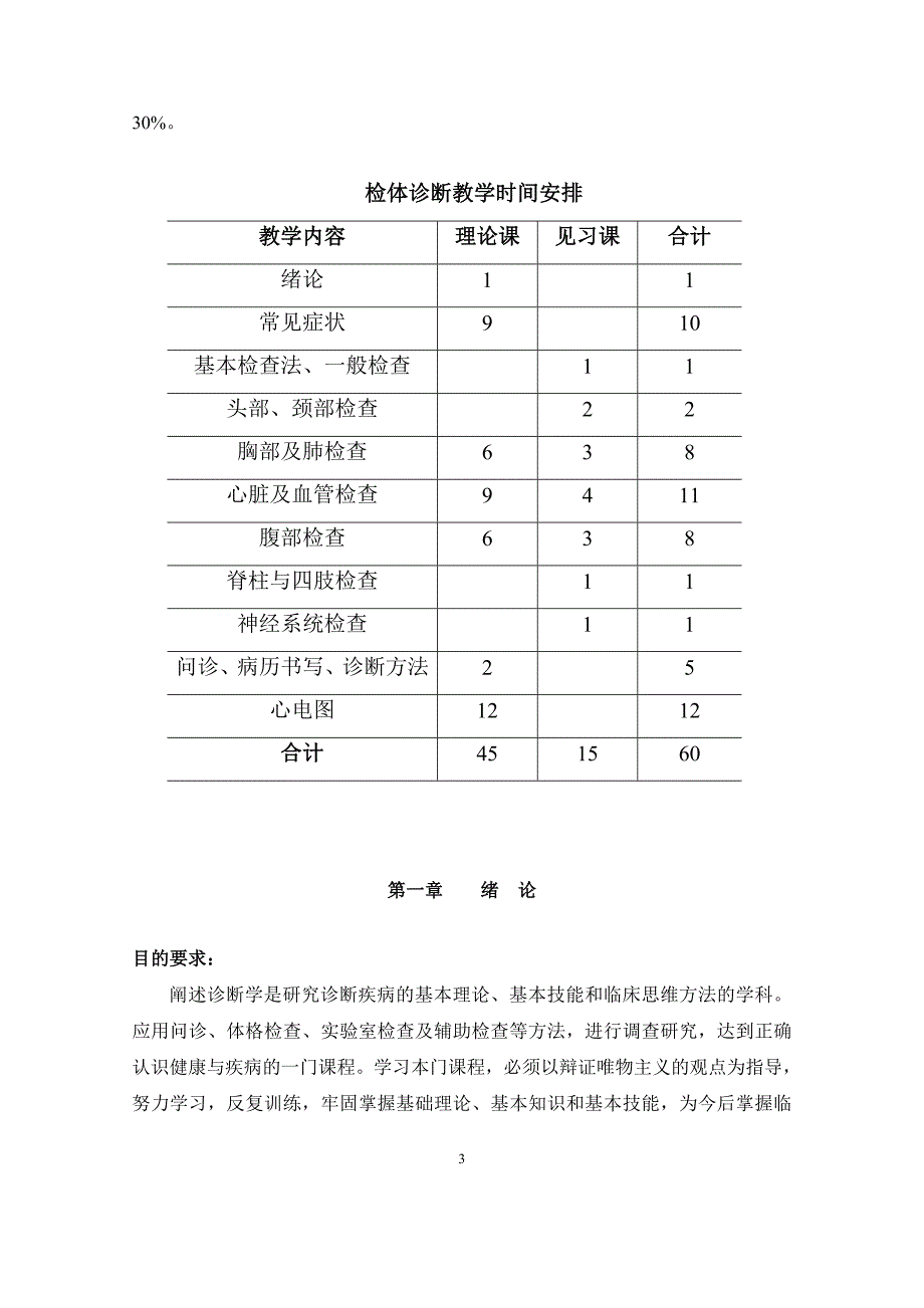 《诊断学》教学大纲(Ⅲ模块).doc_第3页