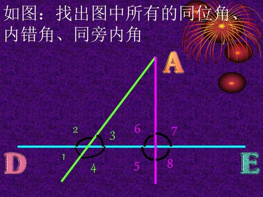 同位角内错角同旁内角_第5页