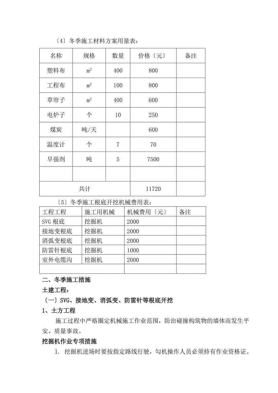 变电站冬季施工方案_第2页