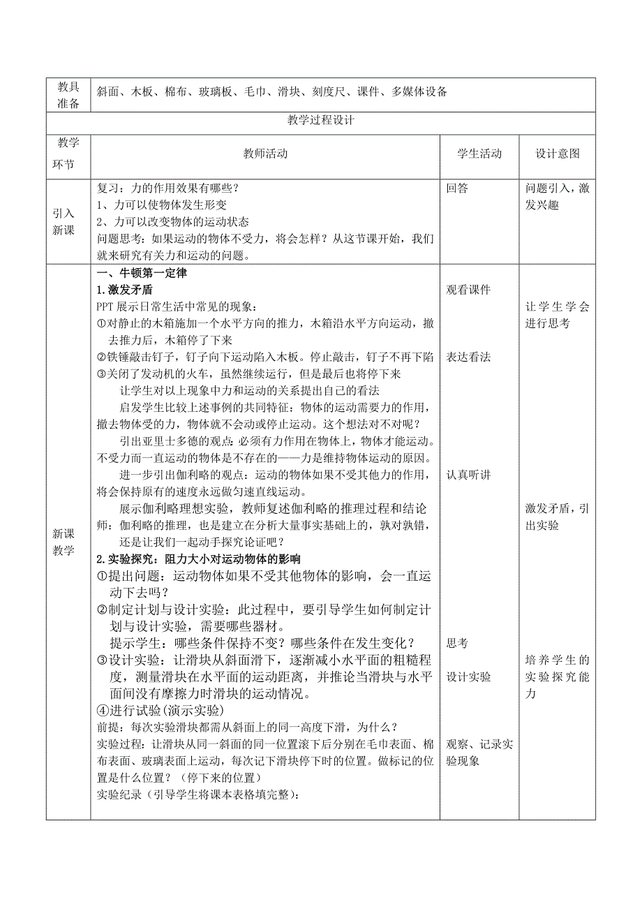 7.1科学探究：牛顿第一定律_第2页