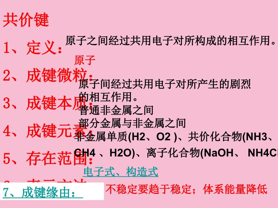 共价键原子晶体ppt课件_第3页