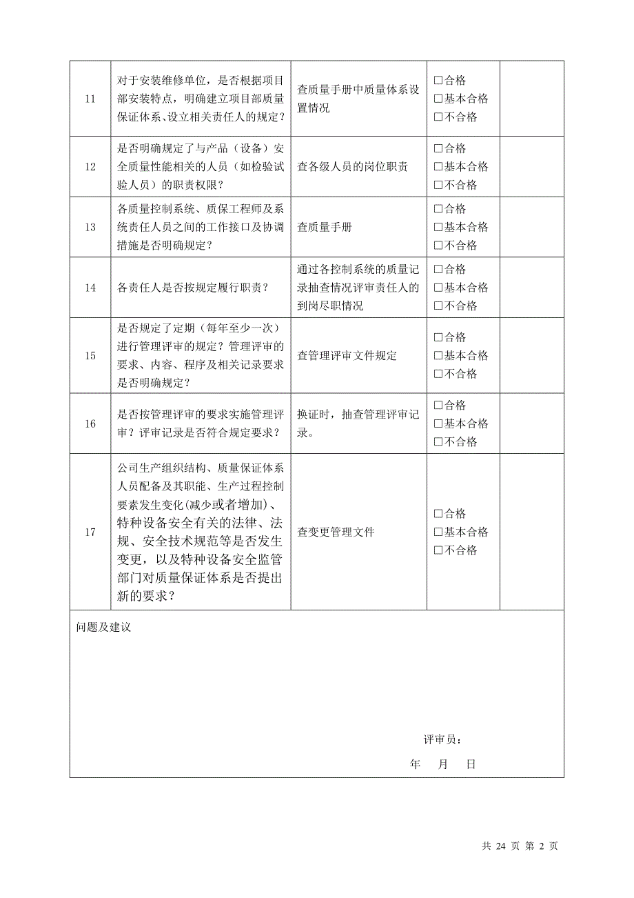 TSG 07-2019质量保证体系评审表.doc_第2页