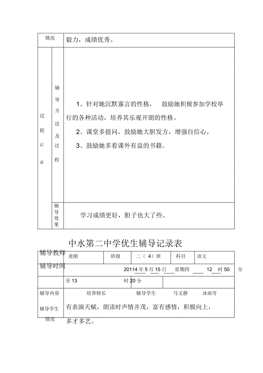 优生辅导记录_第3页