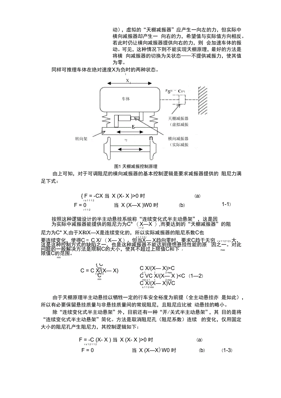 半主动减振器工作原理和控制方式_第2页