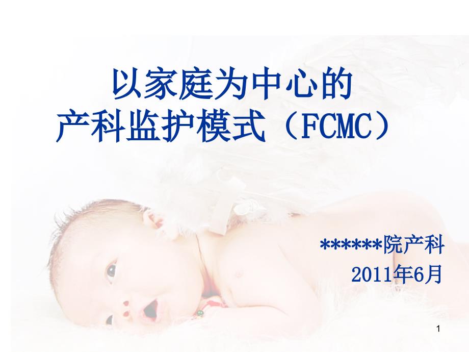 以家庭为中心的产科监护新模式FCMC_第1页