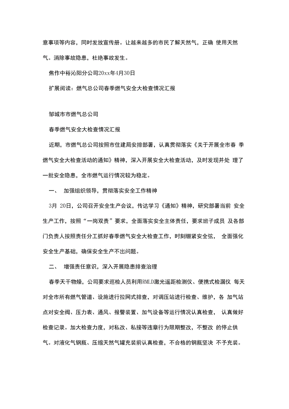 燃气安全检查报告_第2页