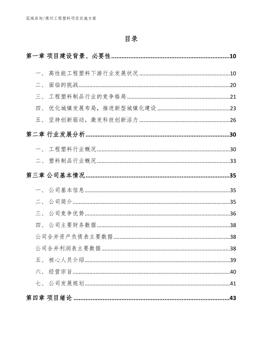 德州工程塑料项目实施方案范文_第2页