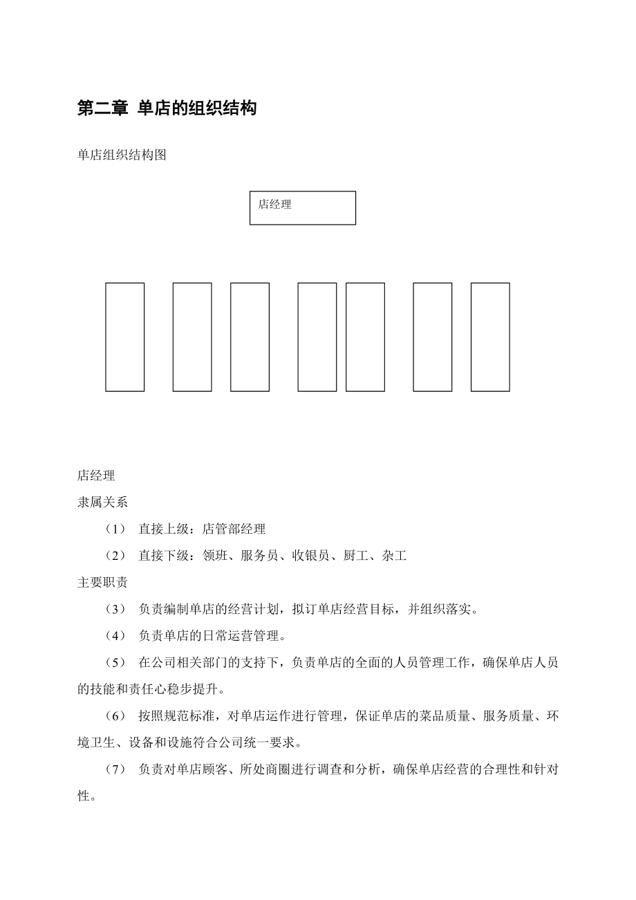 蔡伦百姓餐饮连锁有限公司单店营运管理手册.doc_第4页