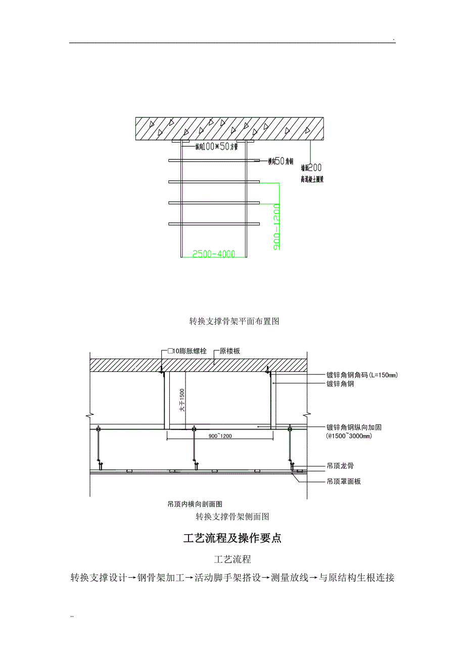 钢结构转换层技术交底_第2页