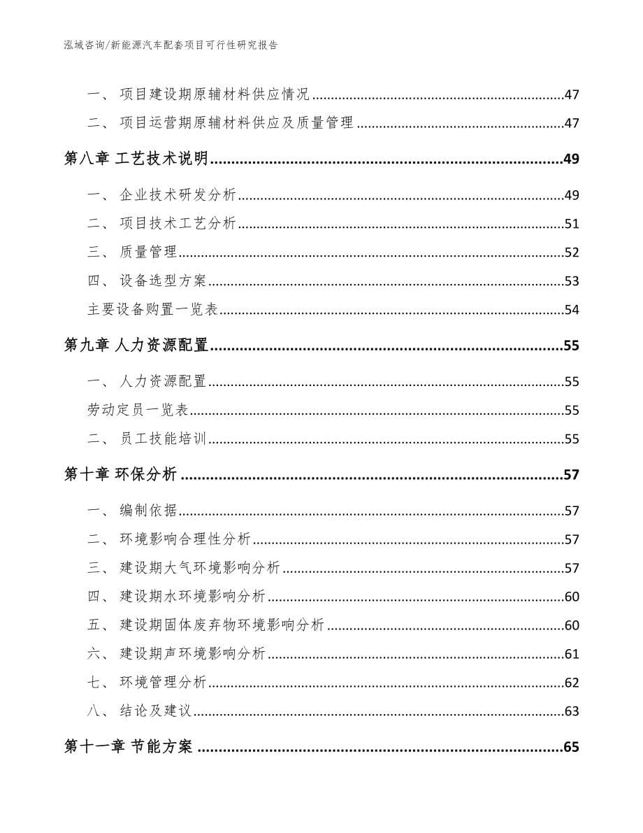 新能源汽车配套项目可行性研究报告【参考范文】_第5页