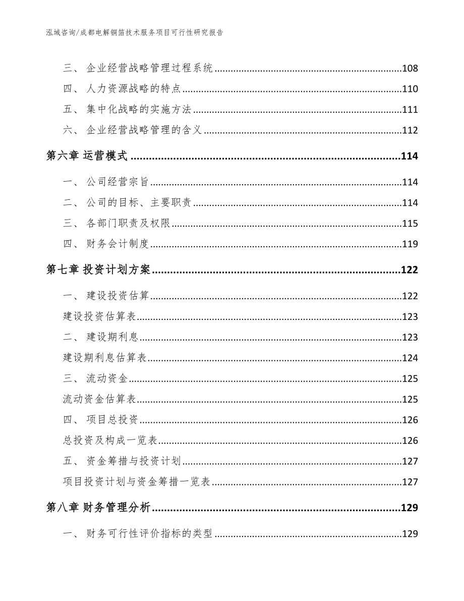 成都电解铜箔技术服务项目可行性研究报告_模板范本_第3页