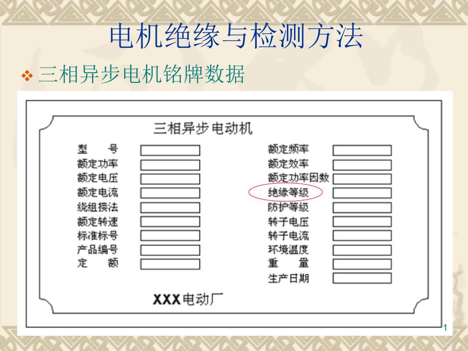 电机绝缘及测量_第1页