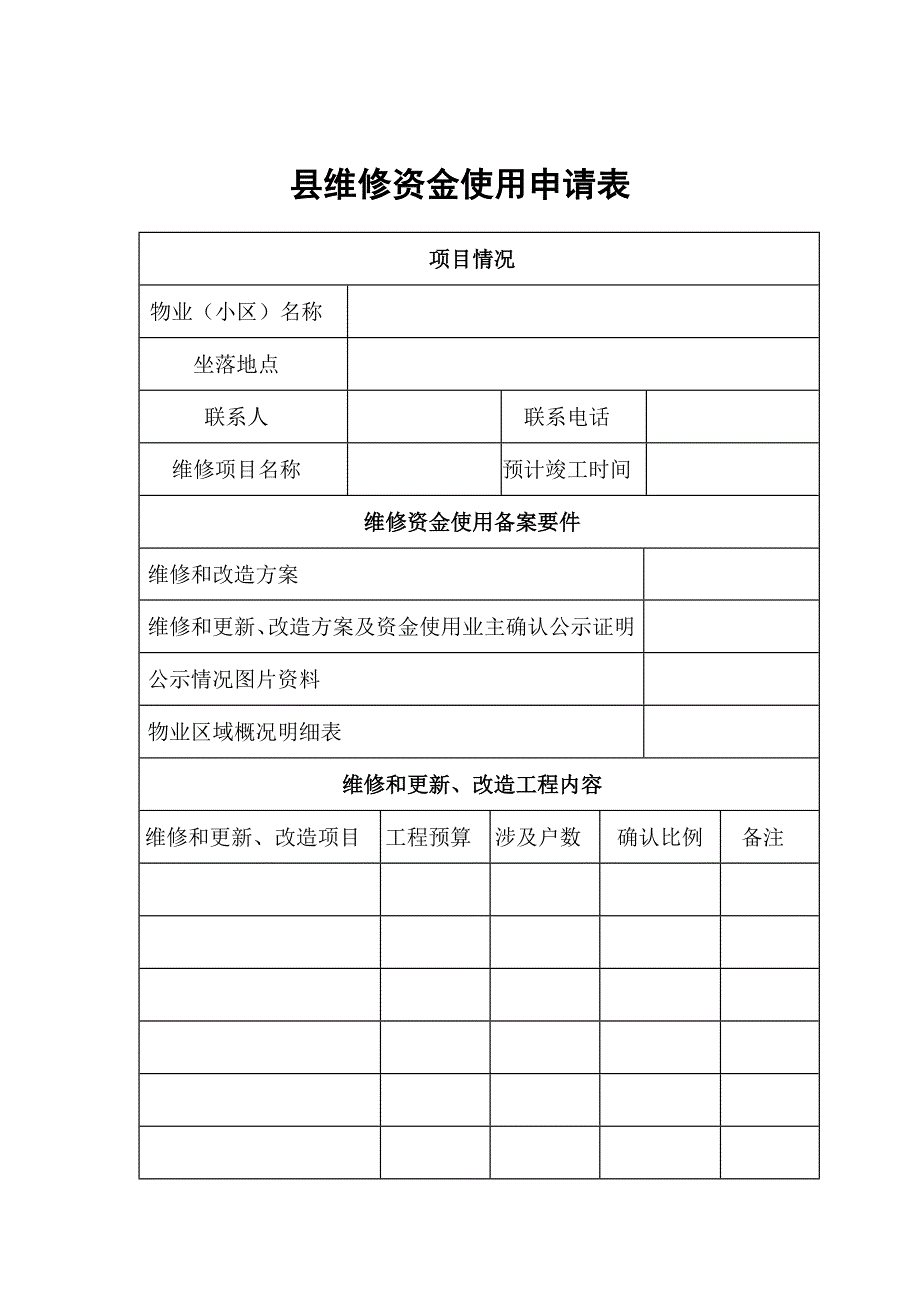 县维修资金使用申报材料A申报_第3页