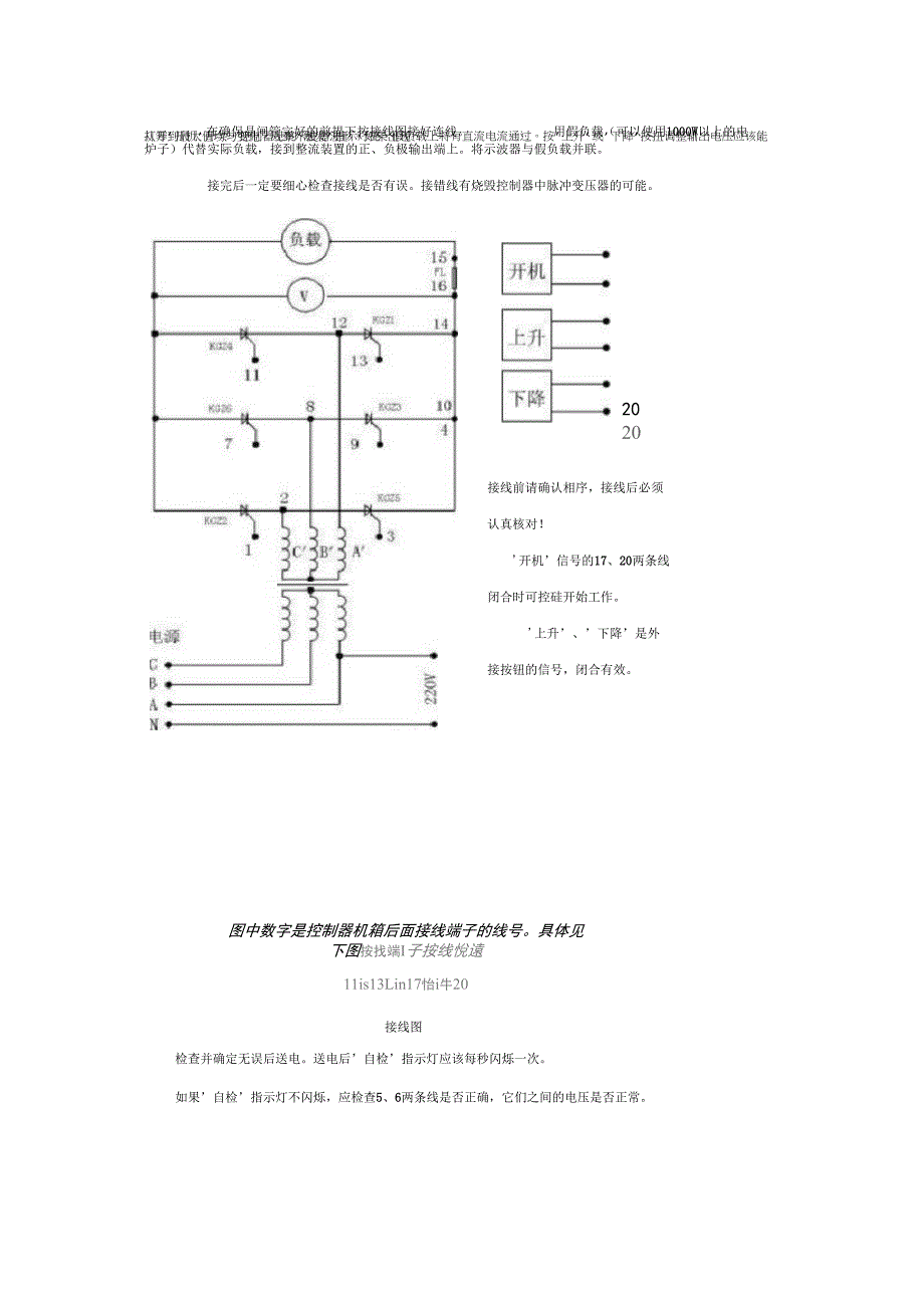 整流用晶闸管调压装置控制器技术说明书_第3页