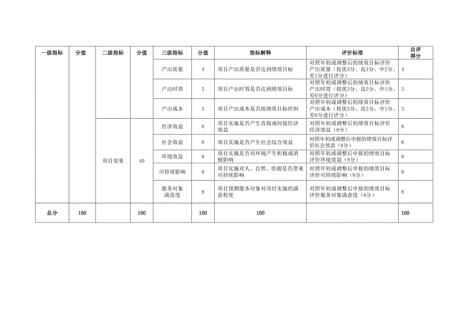 财政支出项目绩效自评表_第2页