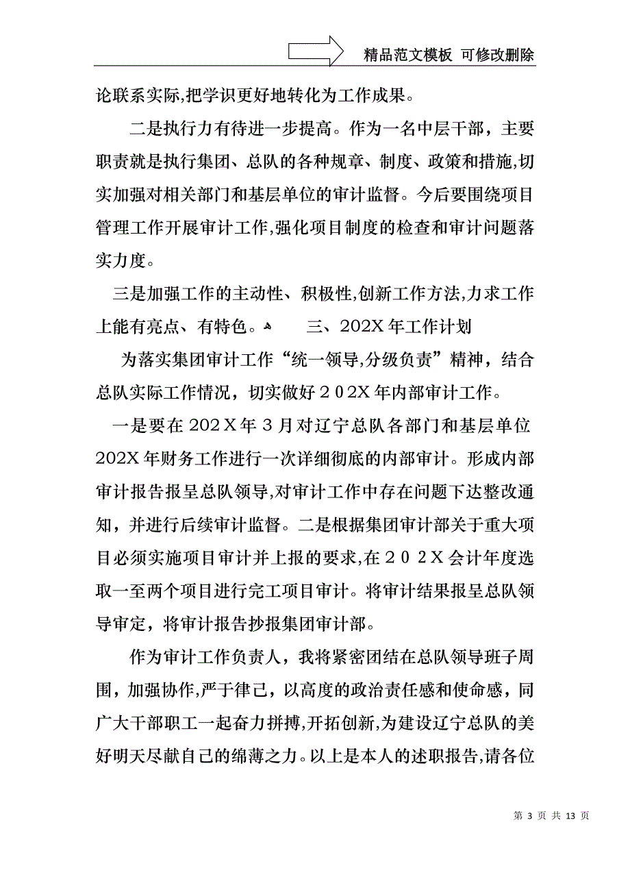 审计处长述职报告_第3页