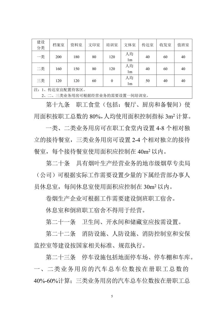 烟草行业经营业务用房建设标准.doc_第5页