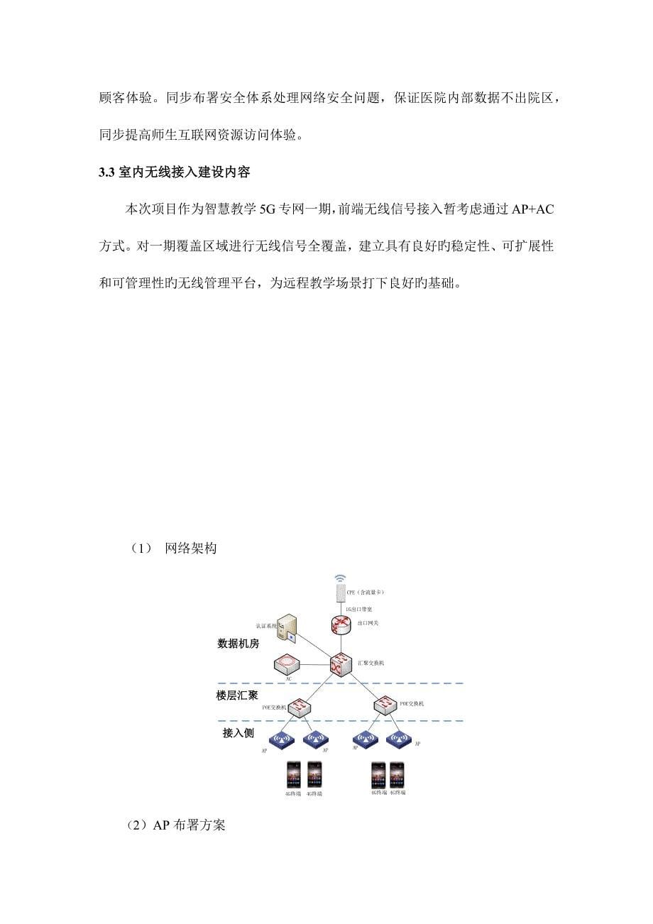 西南医院智慧教学5G专网建设方案_第5页