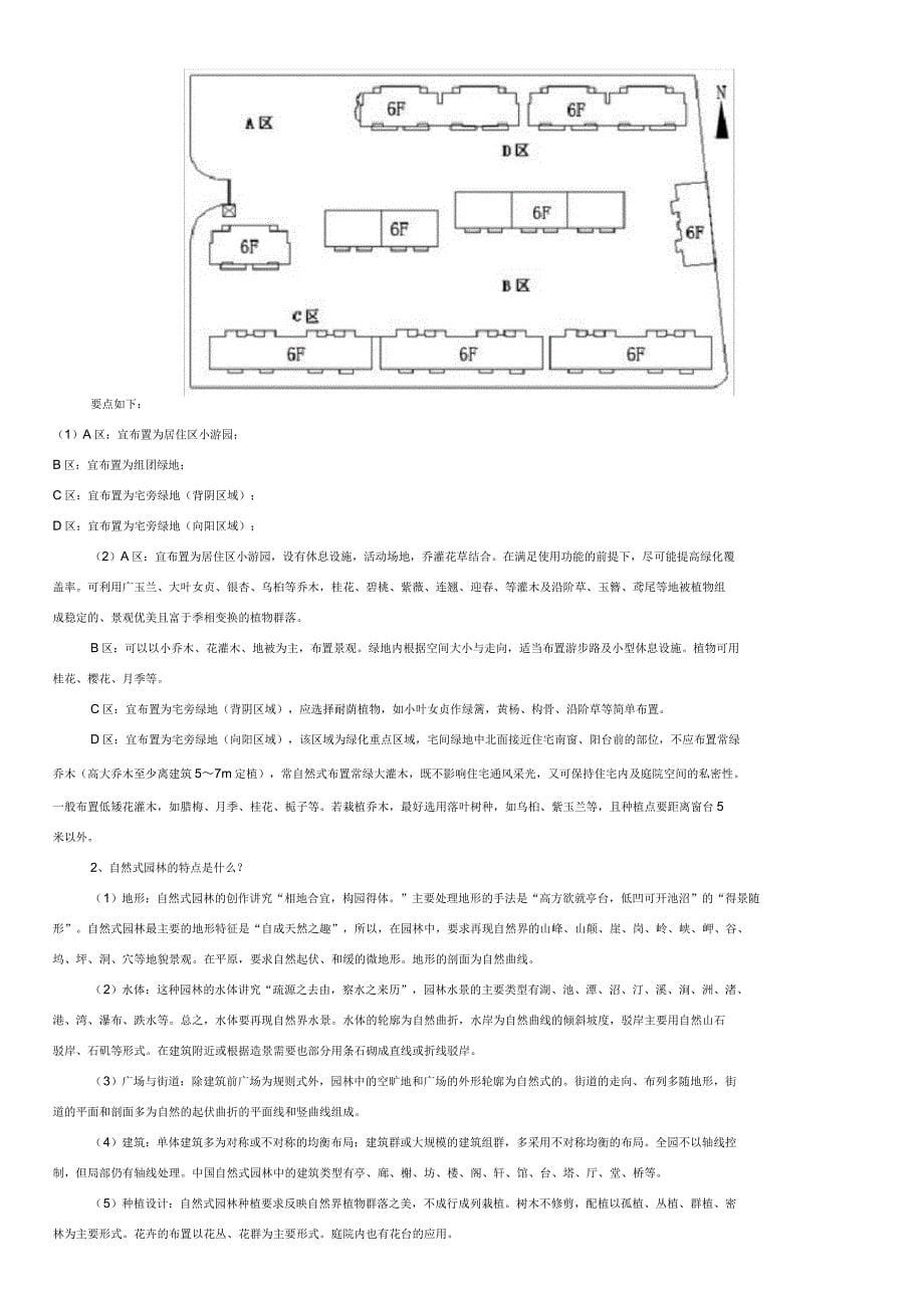 《园林规划设计》重点复习题_第5页