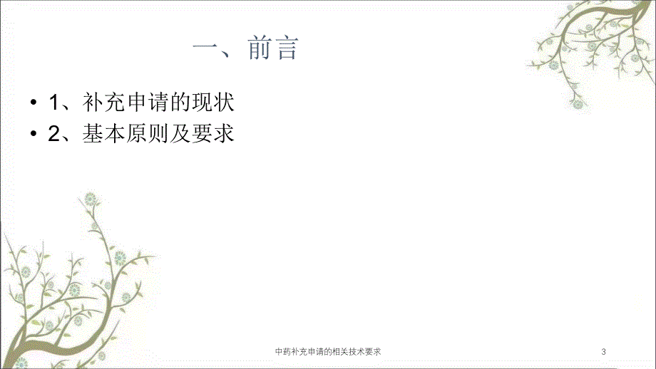 中药补充申请的相关技术要求课件_第3页