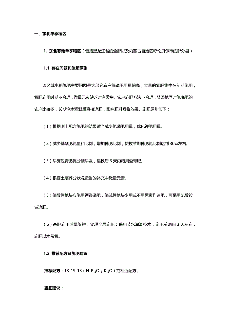 水稻建议施肥_第1页