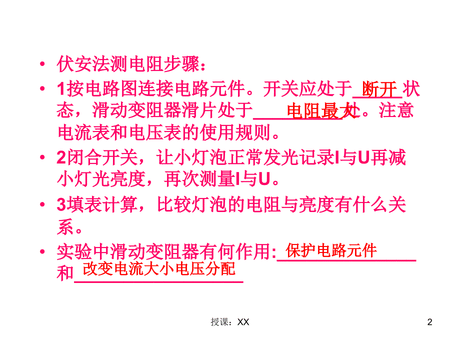 欧姆定律的公式及应用(课堂PPT)_第2页