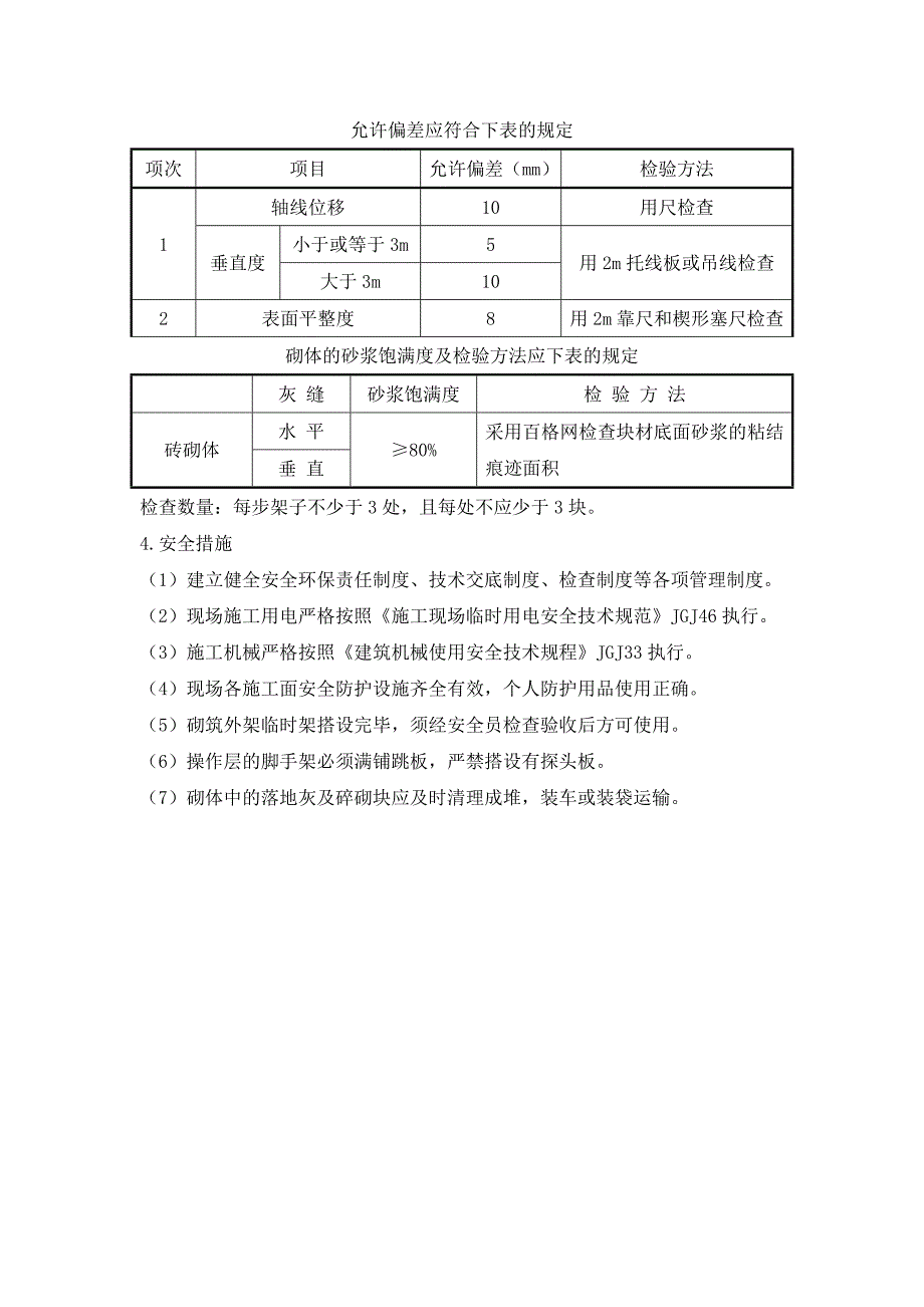 广场一期工程基础底板砖胎模施工组织设计方案_第4页